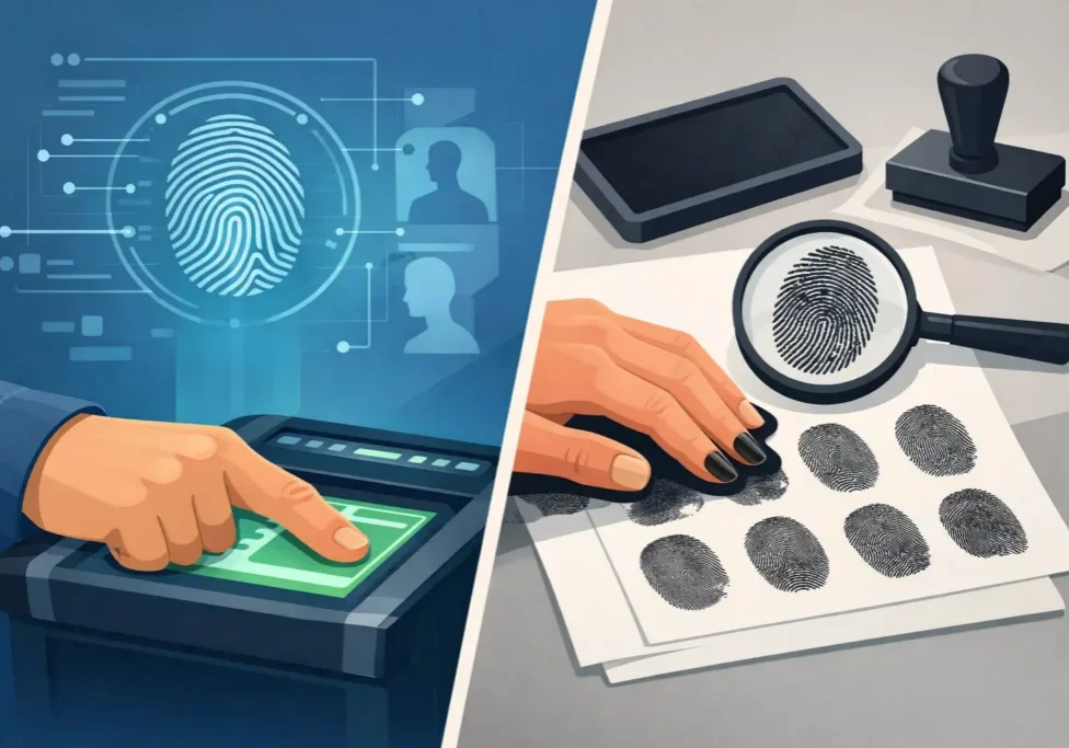 Live Scan vs Ink Fingerprints: Which Is Right?